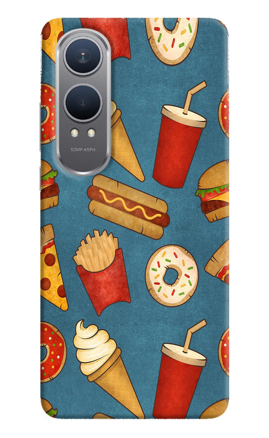 Foodie OnePlus Nord CE4 Lite Hard Case Back Cover by Casekaro