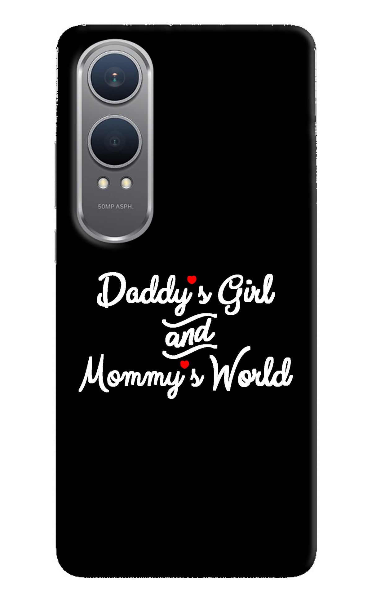 Daddy's Girl and Mommy's World OnePlus Nord CE4 Lite Back Cover