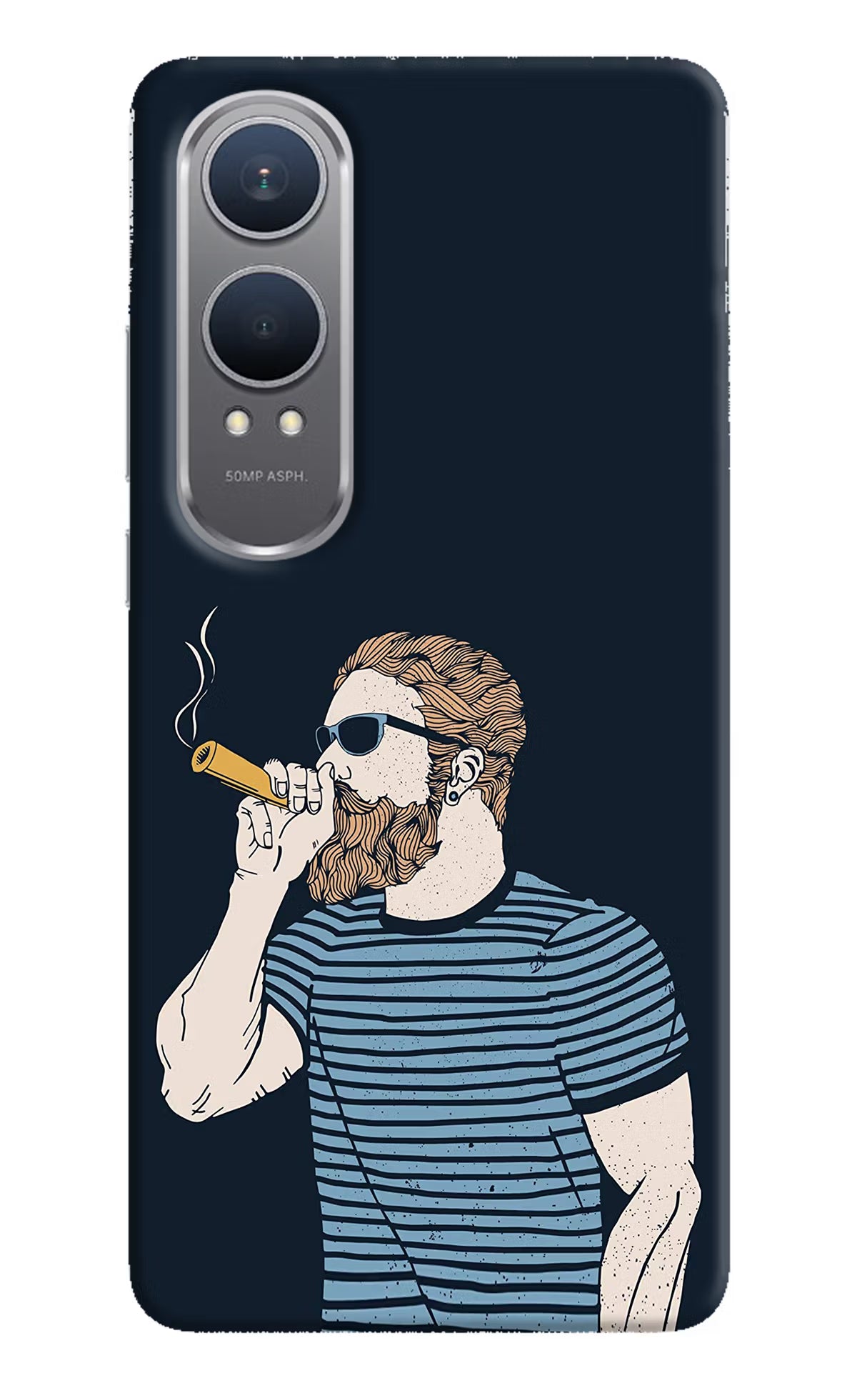 Smoking OnePlus Nord CE4 Lite Hard Case Back Cover by Casekaro