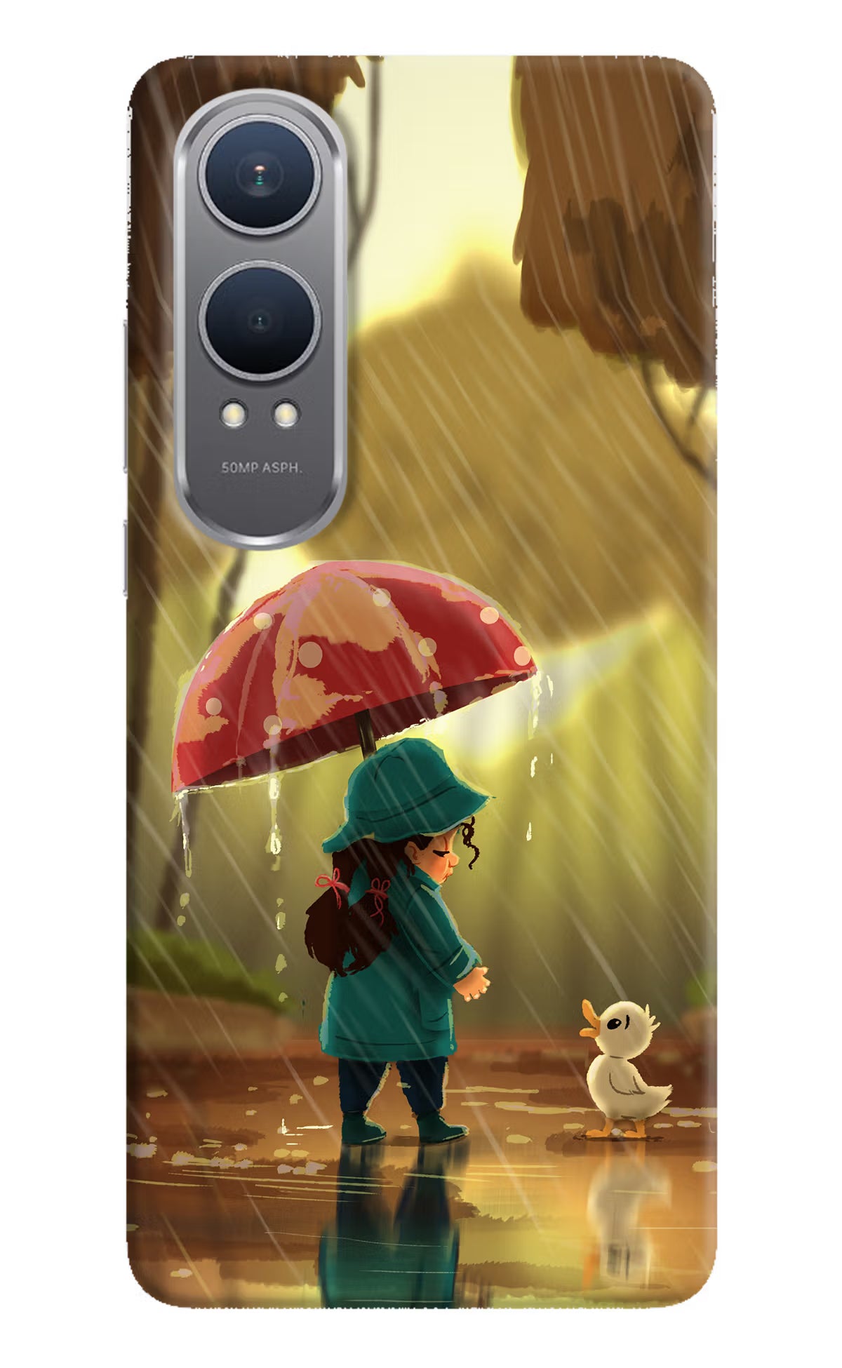 Rainy Day OnePlus Nord CE4 Lite Hard Case Back Cover by Casekaro