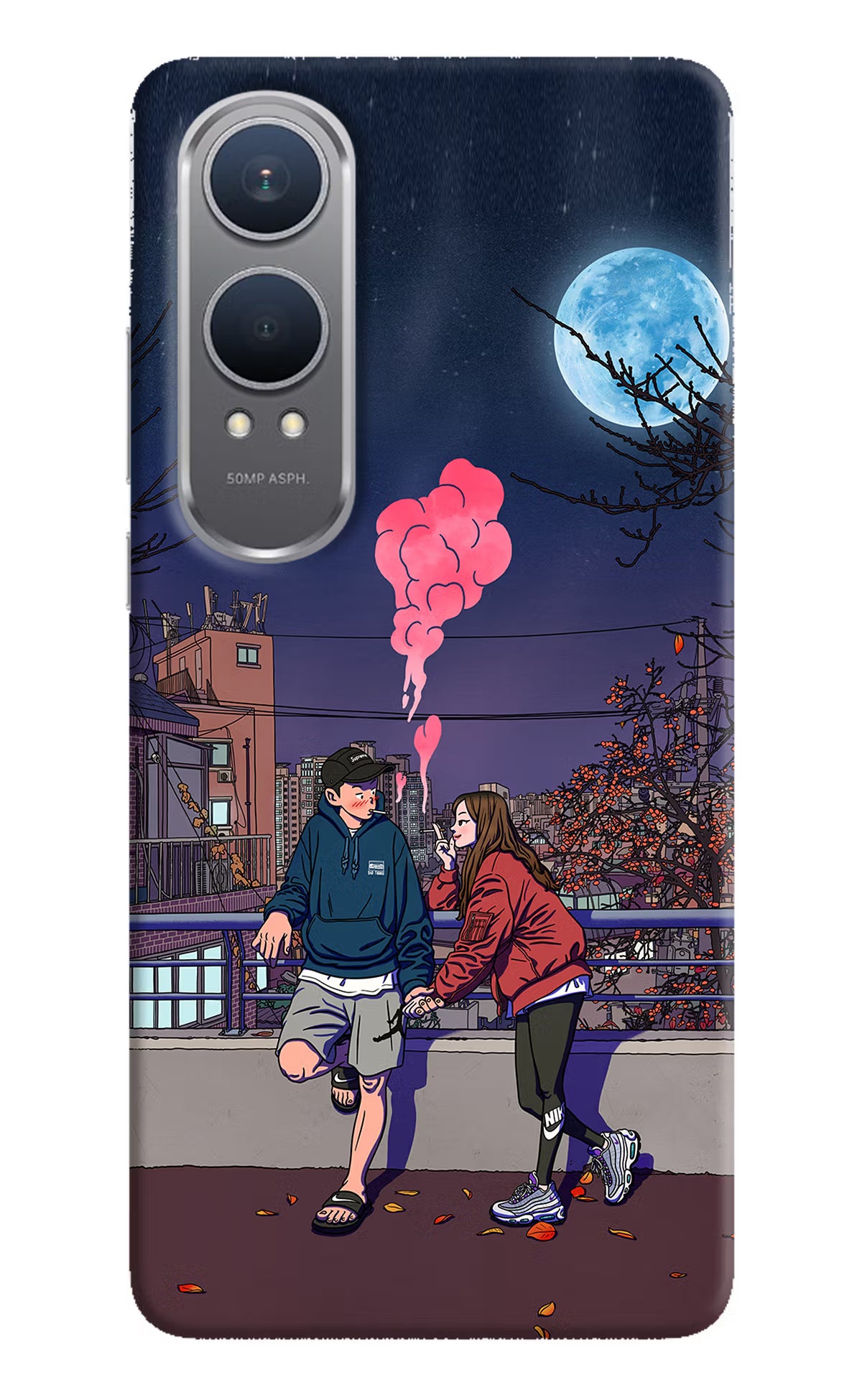 Chilling Couple OnePlus Nord CE4 Lite Hard Case Back Cover by Casekaro