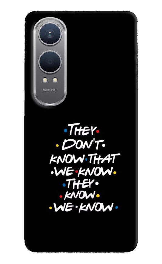 FRIENDS Dialogue OnePlus Nord CE4 Lite Hard Case Back Cover by Casekaro