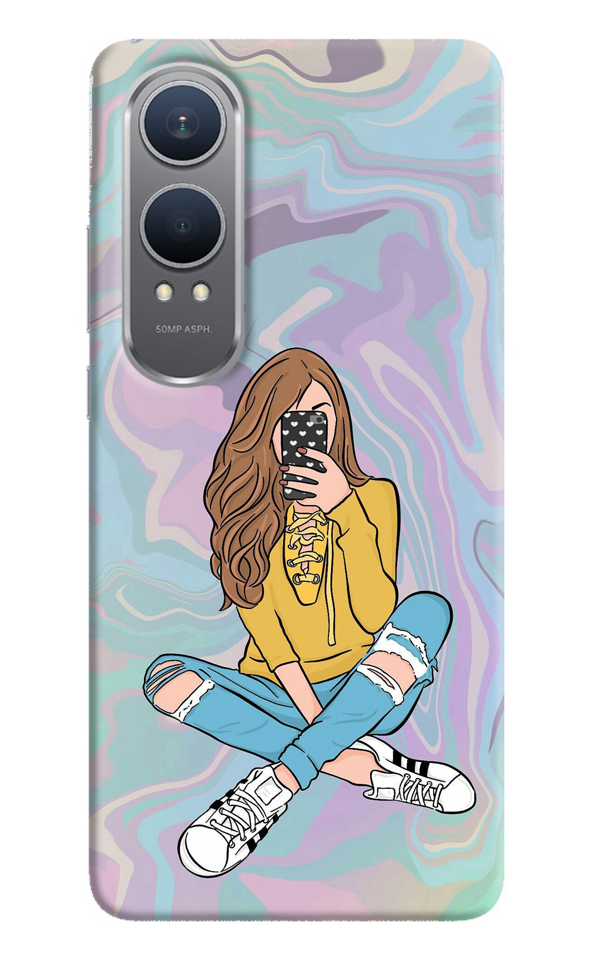 Selfie Girl OnePlus Nord CE4 Lite Back Cover