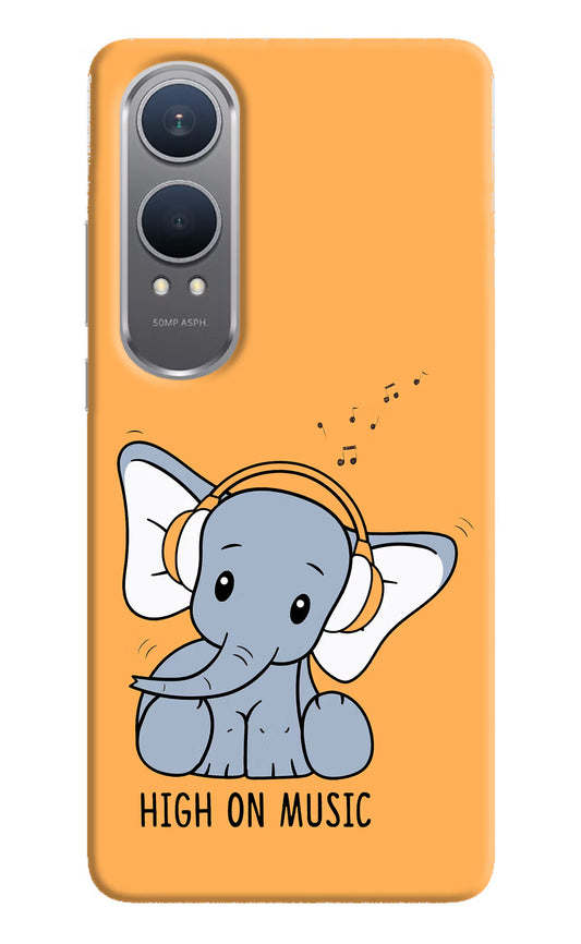 High On Music OnePlus Nord CE4 Lite Hard Case Back Cover by Casekaro