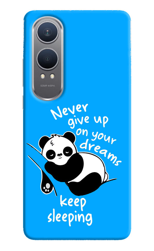 Keep Sleeping OnePlus Nord CE4 Lite Hard Case Back Cover by Casekaro