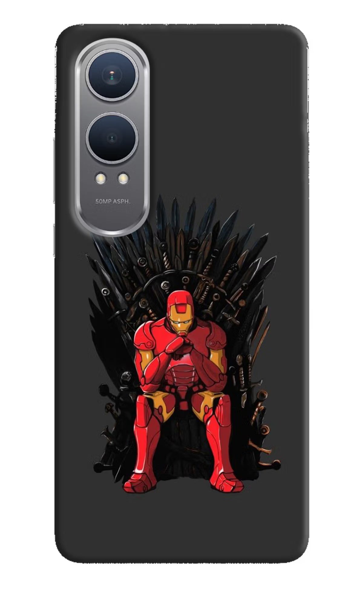 Ironman Throne OnePlus Nord CE4 Lite Hard Case Back Cover by Casekaro