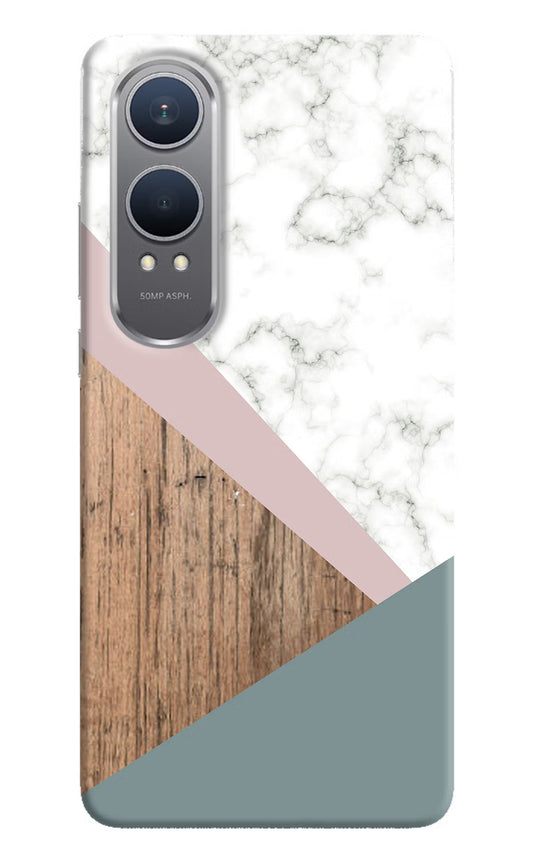 Marble wood Abstract OnePlus Nord CE4 Lite Hard Case Back Cover by Casekaro