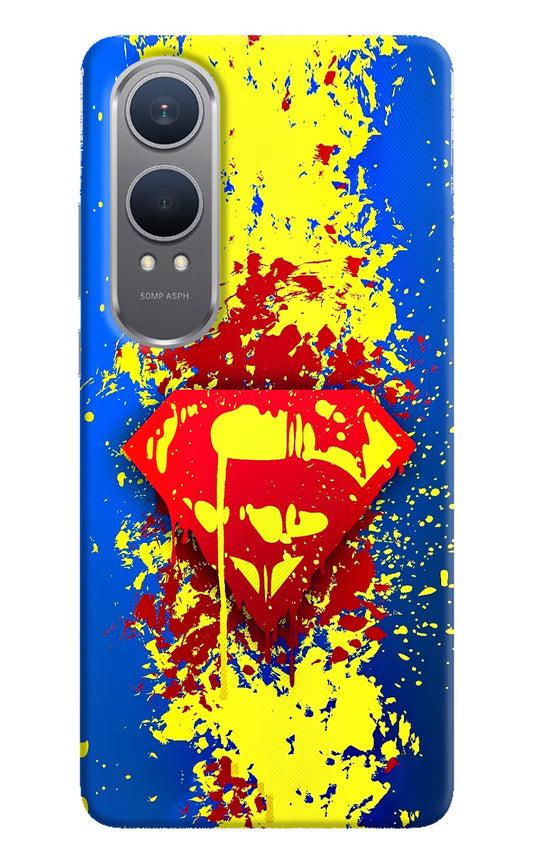Superman logo OnePlus Nord CE4 Lite Hard Case Back Cover by Casekaro