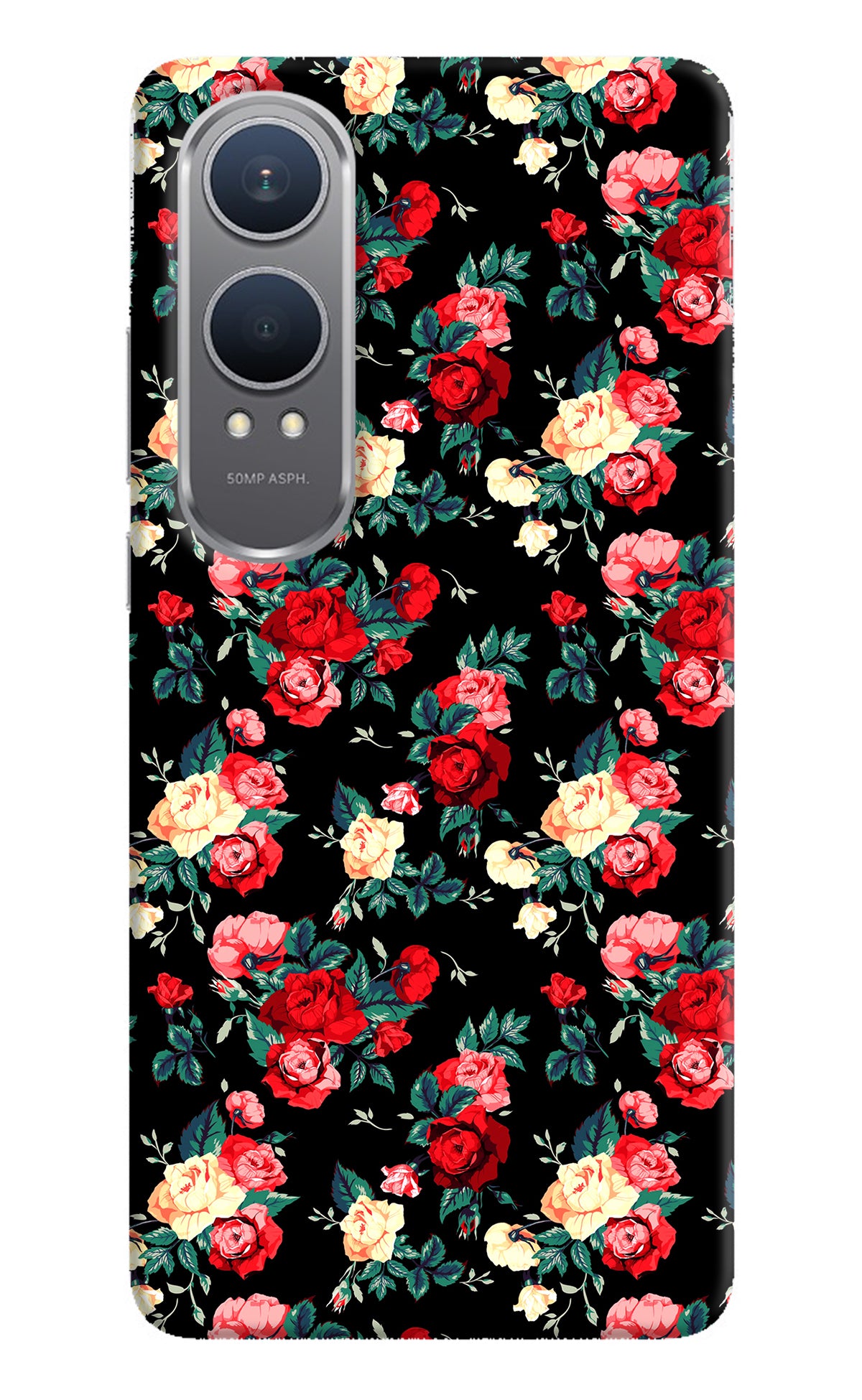 Rose Pattern OnePlus Nord CE4 Lite Back Cover