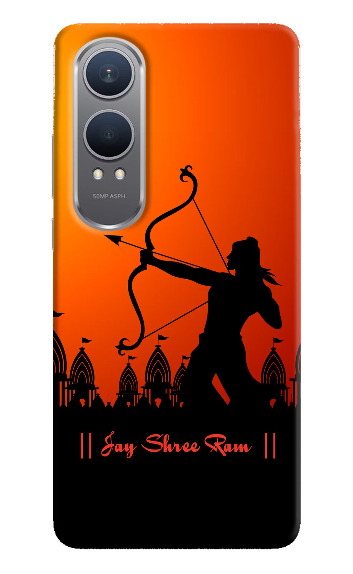 Lord Ram - 4 OnePlus Nord CE4 Lite Hard Case Back Cover by Casekaro