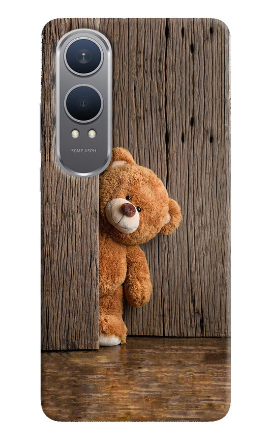 Teddy Wooden OnePlus Nord CE4 Lite Hard Case Back Cover by Casekaro