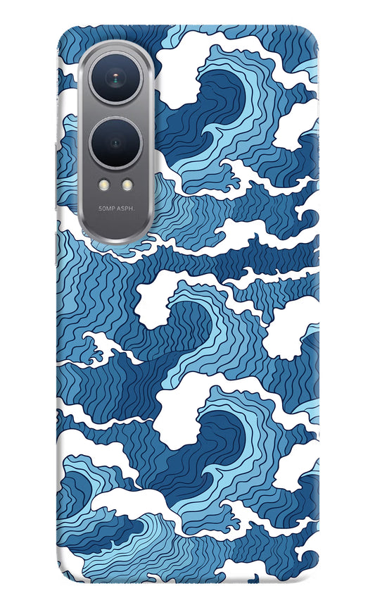 Blue Waves OnePlus Nord CE4 Lite Hard Case Back Cover by Casekaro