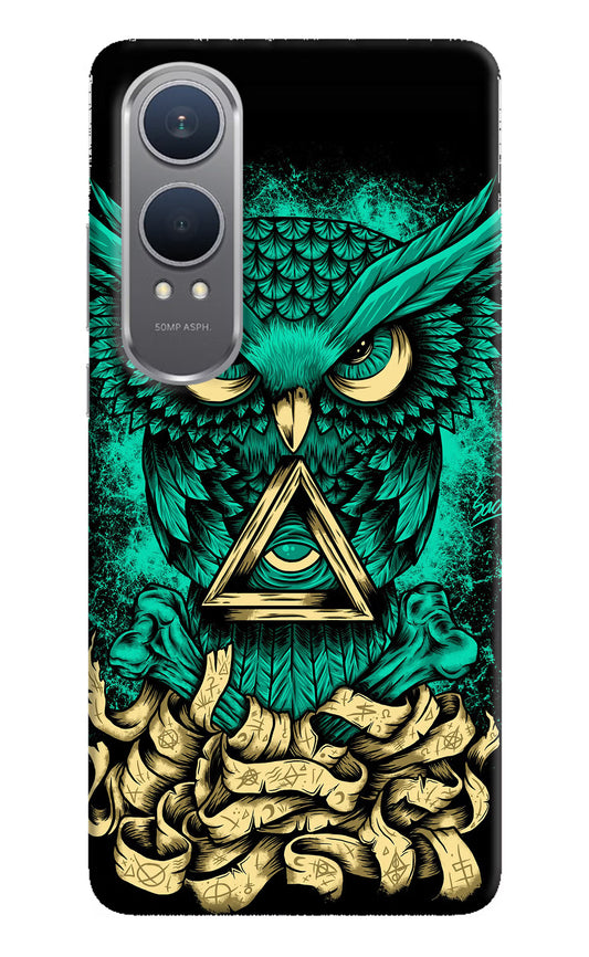 Green Owl OnePlus Nord CE4 Lite Hard Case Back Cover by Casekaro