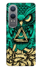 Green Owl OnePlus Nord CE4 Lite Hard Case Back Cover by Casekaro
