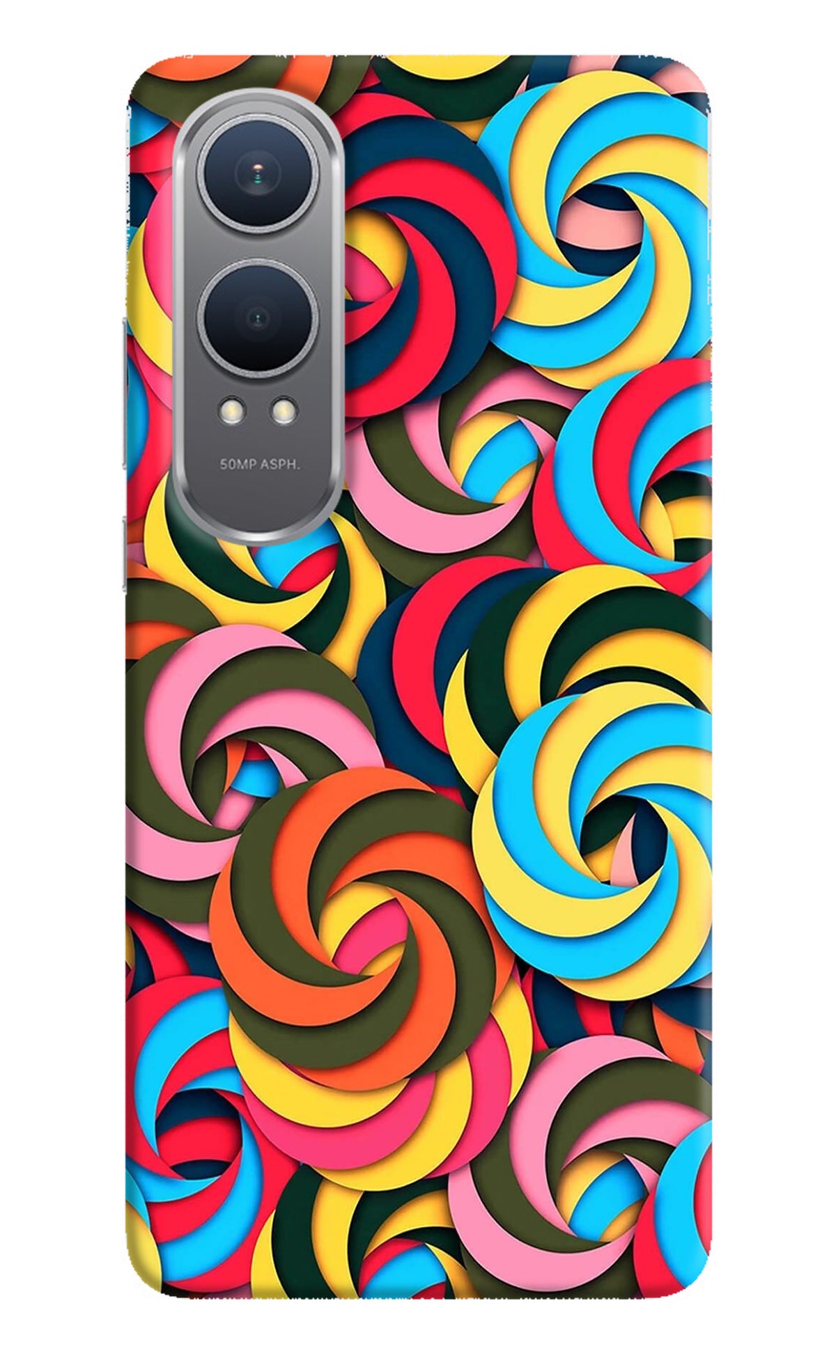 Spiral Pattern OnePlus Nord CE4 Lite Back Cover