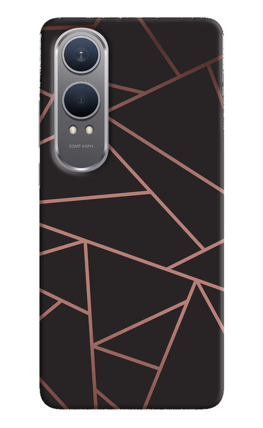 Geometric Pattern OnePlus Nord CE4 Lite Hard Case Back Cover by Casekaro