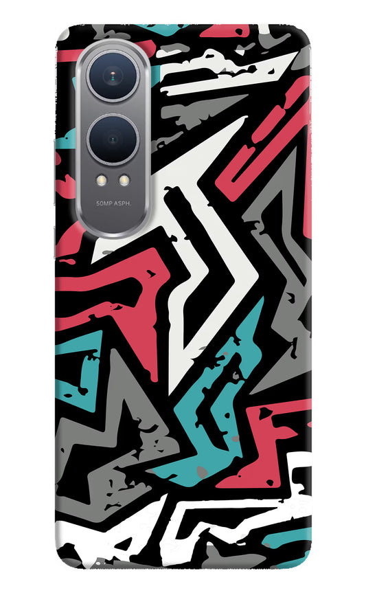 Geometric Graffiti OnePlus Nord CE4 Lite Hard Case Back Cover by Casekaro