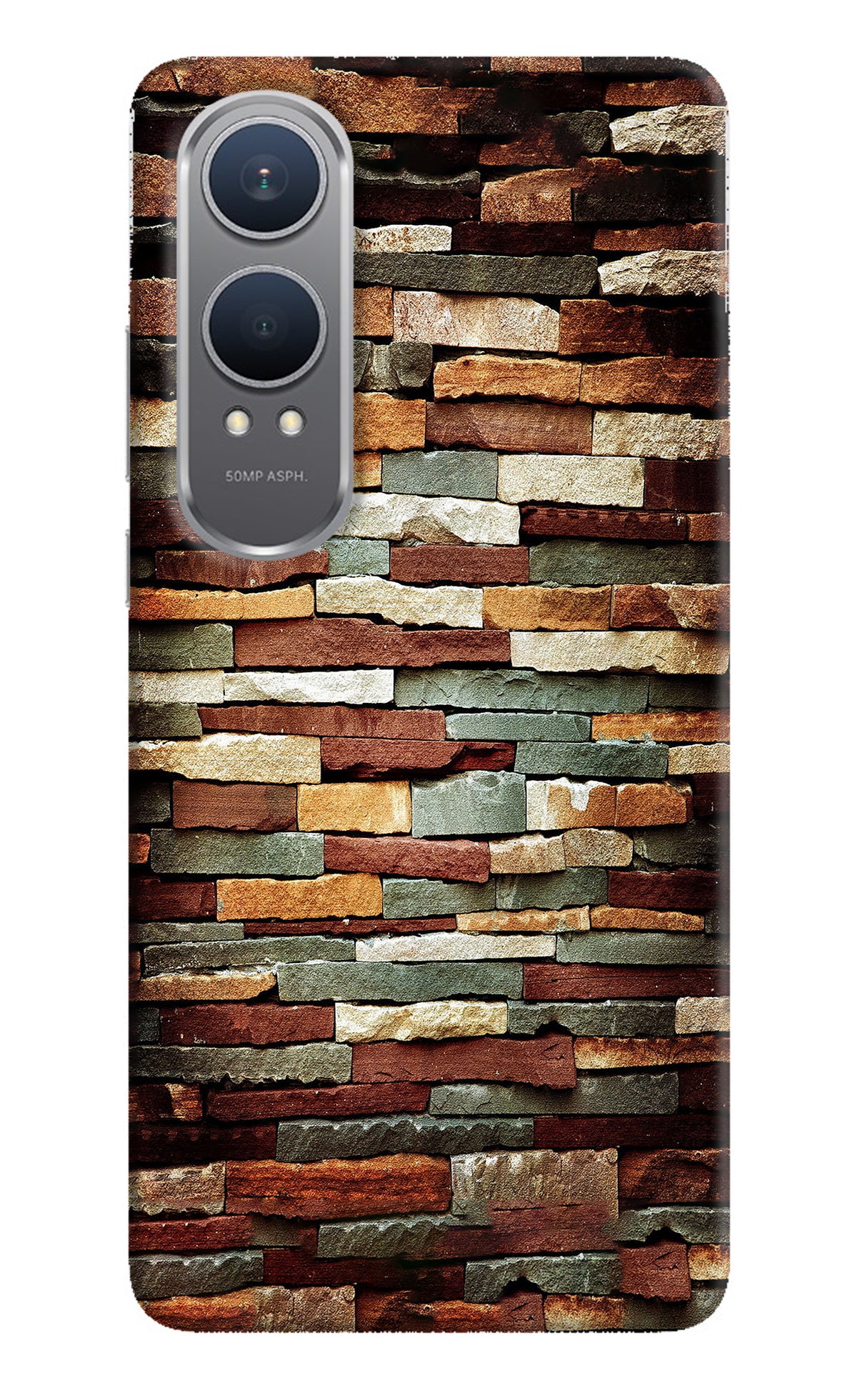 Bricks Pattern OnePlus Nord CE4 Lite Back Cover