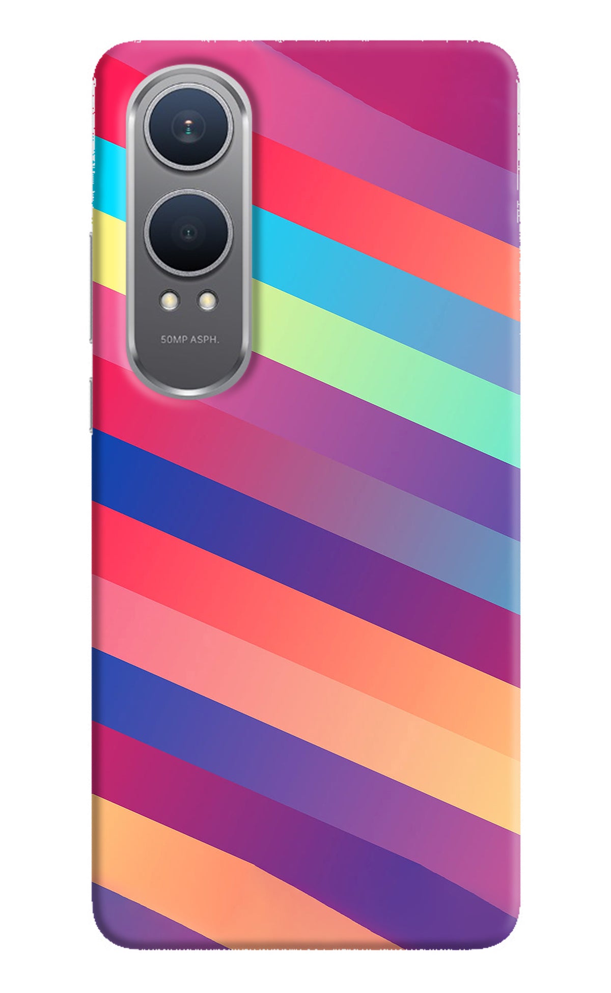 Stripes color OnePlus Nord CE4 Lite Back Cover