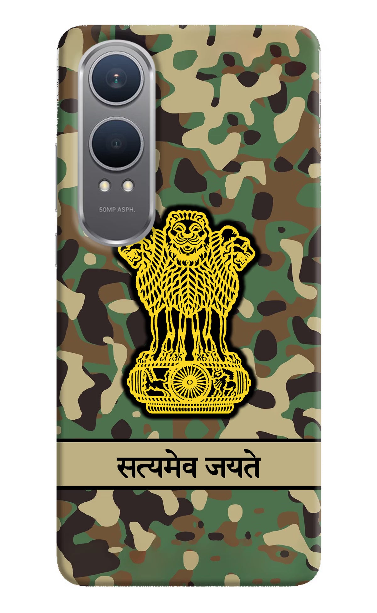Satyamev Jayate Army OnePlus Nord CE4 Lite Hard Case Back Cover by Casekaro
