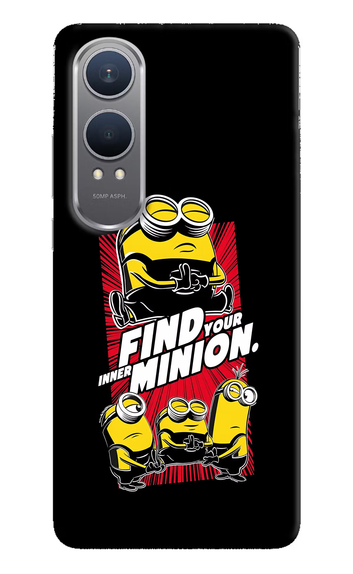 Find your inner Minion OnePlus Nord CE4 Lite Hard Case Back Cover by Casekaro