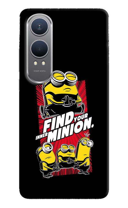 Find your inner Minion OnePlus Nord CE4 Lite Hard Case Back Cover by Casekaro