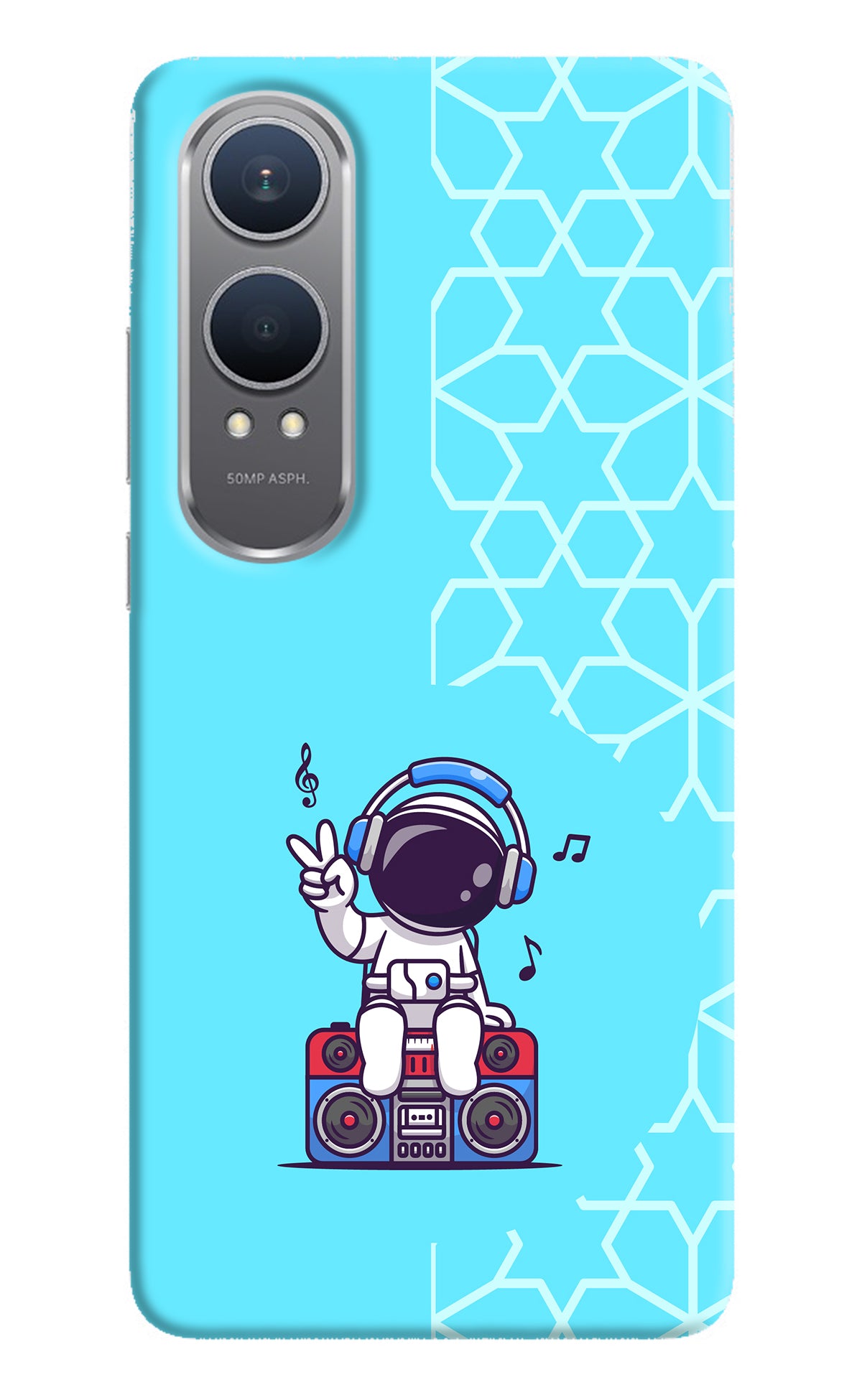 Cute Astronaut Chilling OnePlus Nord CE4 Lite Back Cover