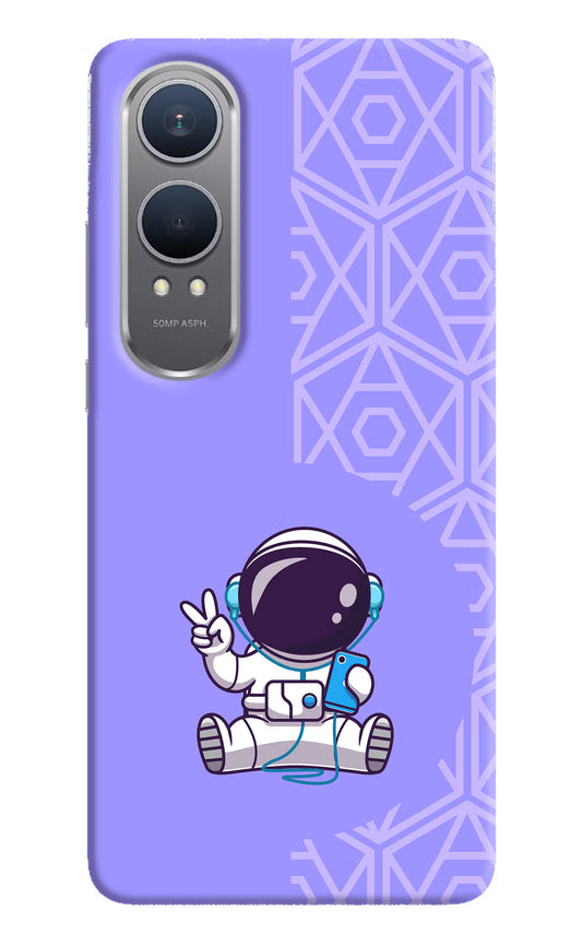 Cute Astronaut Chilling OnePlus Nord CE4 Lite Hard Case Back Cover by Casekaro