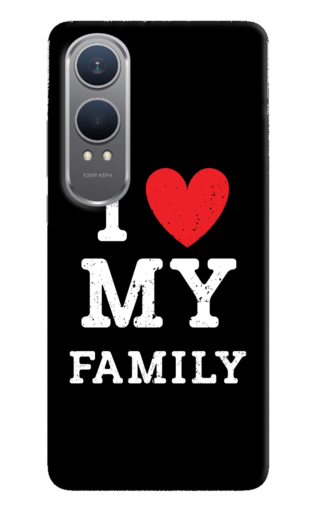 I Love My Family OnePlus Nord CE4 Lite Back Cover