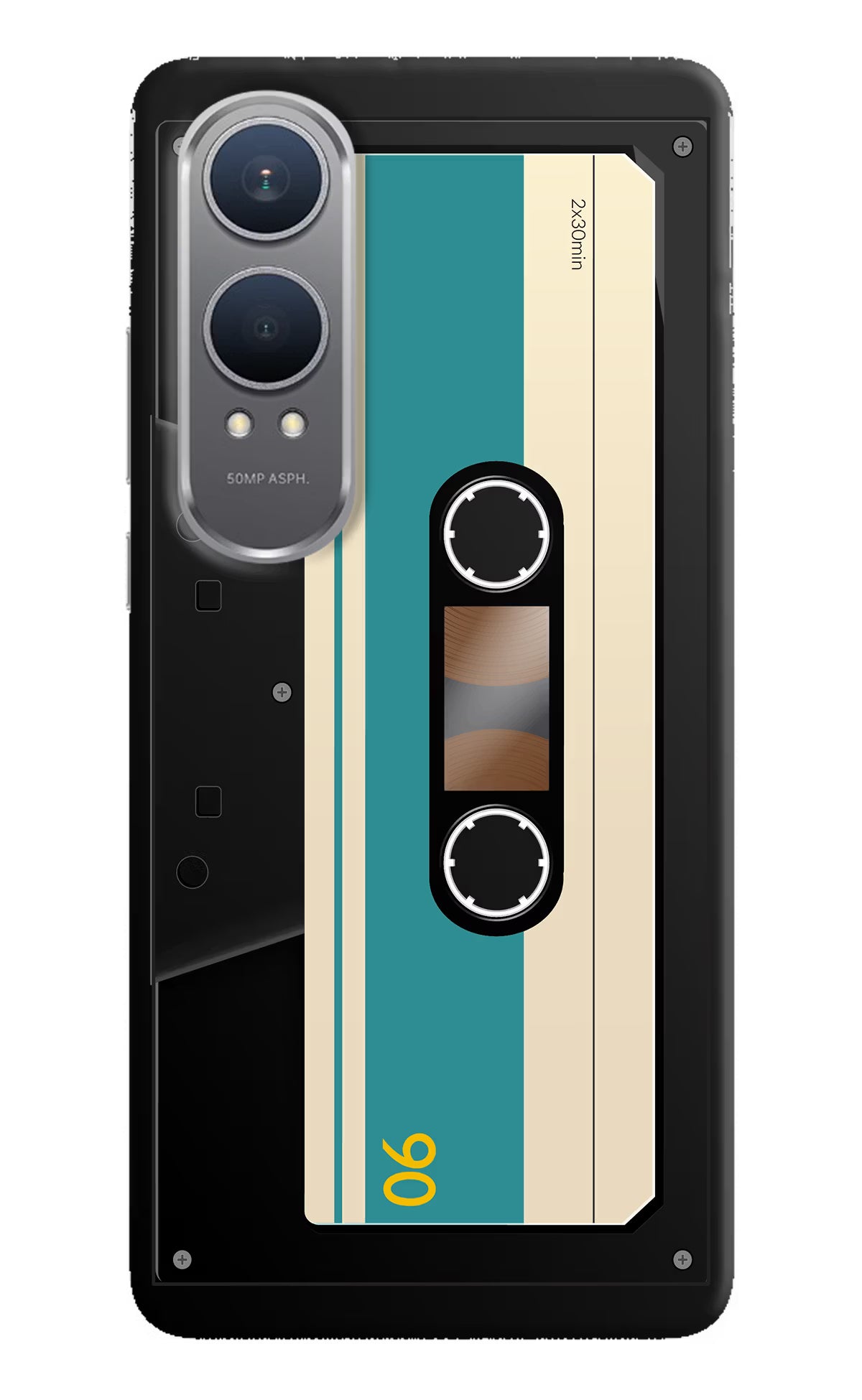 Cassette OnePlus Nord CE4 Lite Hard Case Back Cover by Casekaro