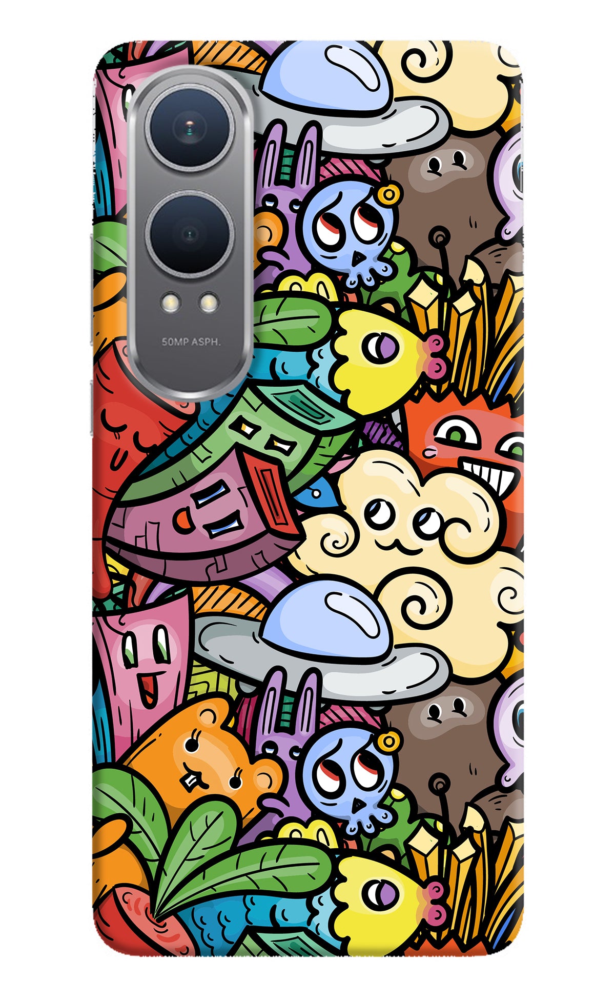 Veggie Doodle OnePlus Nord CE4 Lite Back Cover