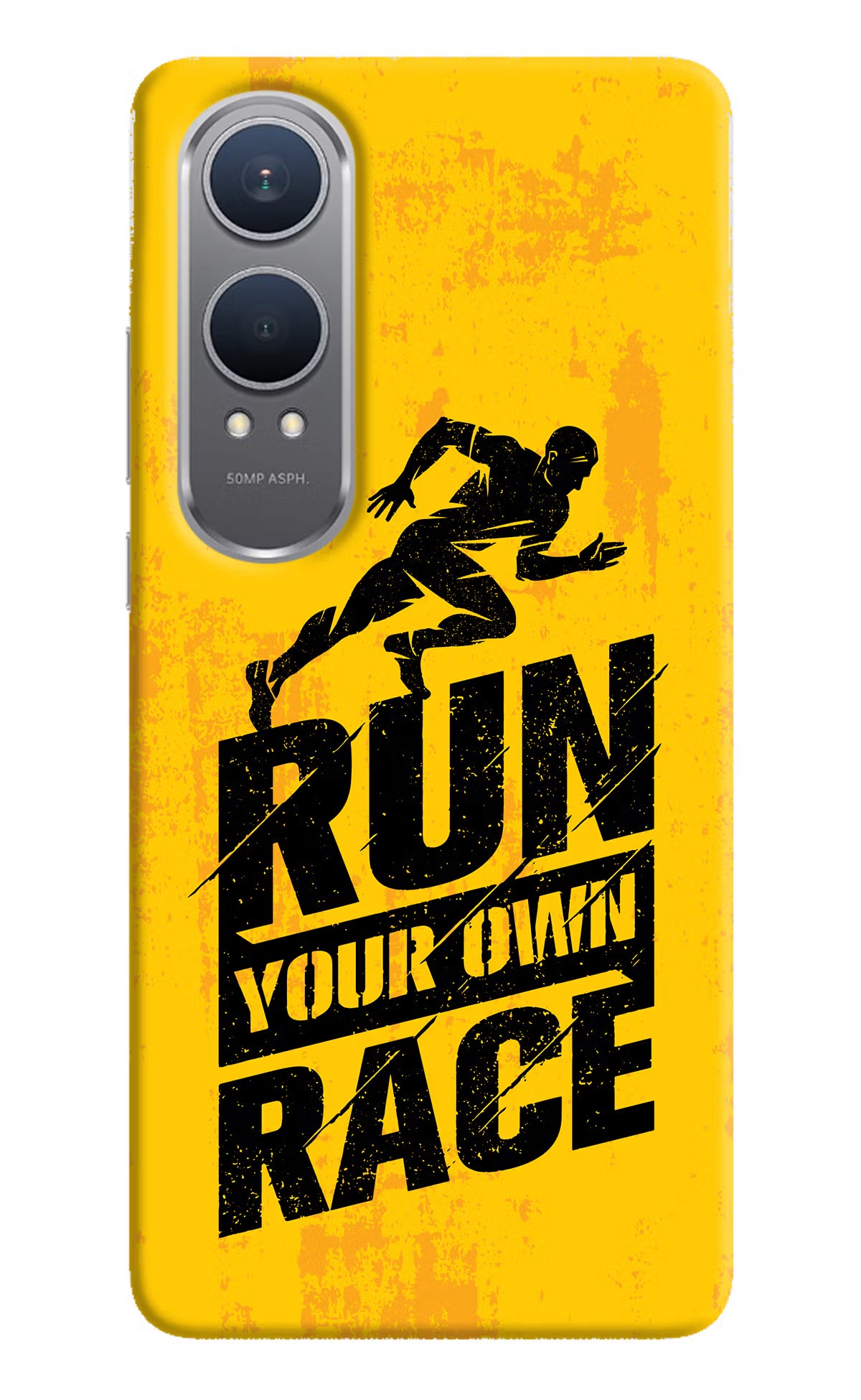 Run Your Own Race OnePlus Nord CE4 Lite Hard Case Back Cover by Casekaro