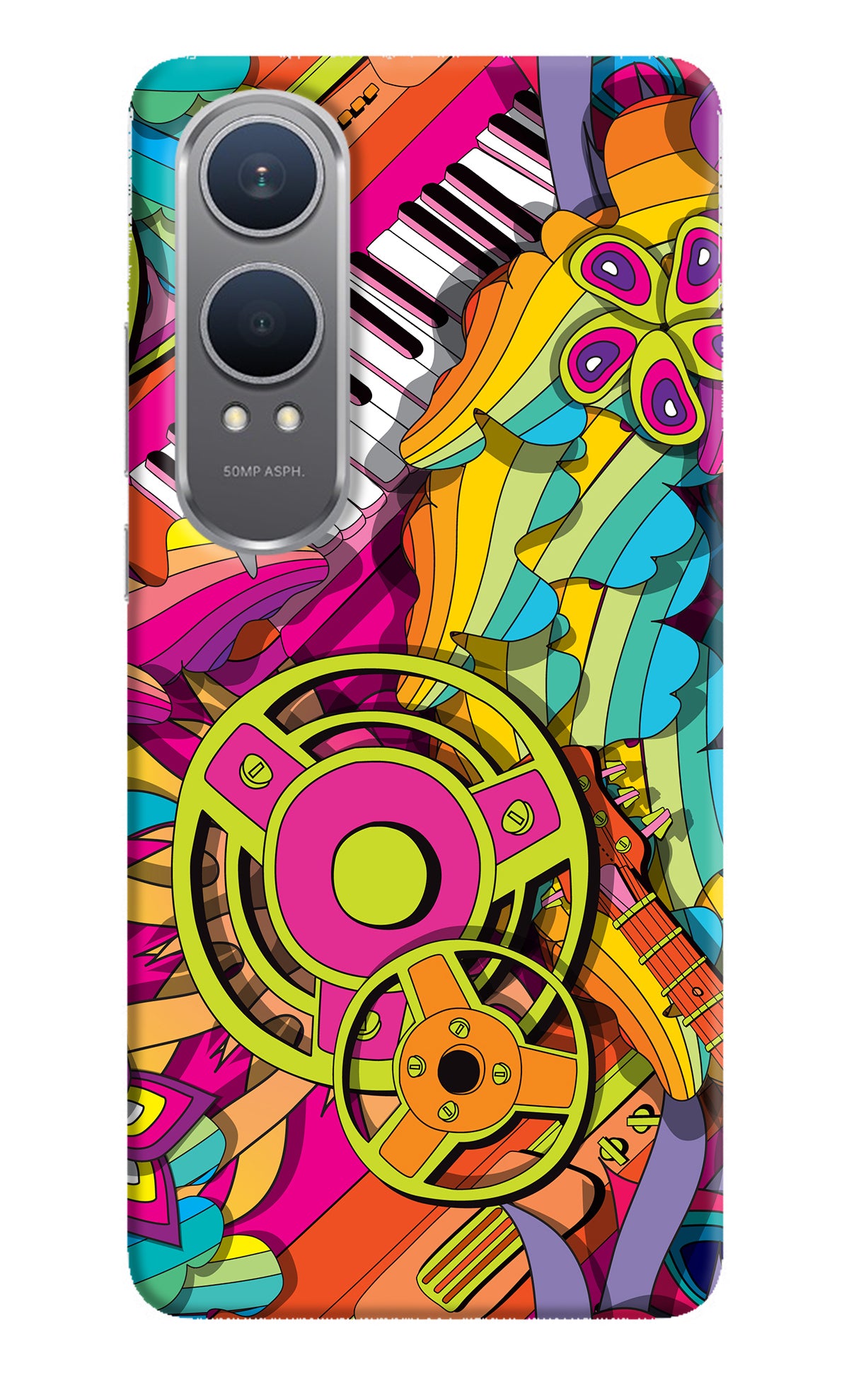 Music Doodle OnePlus Nord CE4 Lite Back Cover