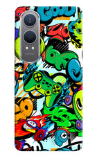 Game Doodle OnePlus Nord CE4 Lite Hard Case Back Cover by Casekaro