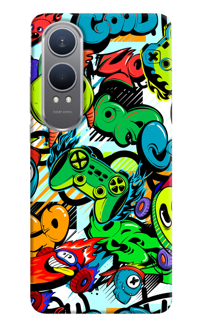 Game Doodle OnePlus Nord CE4 Lite Hard Case Back Cover by Casekaro