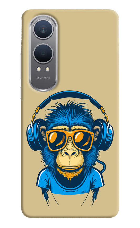 Monkey Headphone OnePlus Nord CE4 Lite Hard Case Back Cover by Casekaro