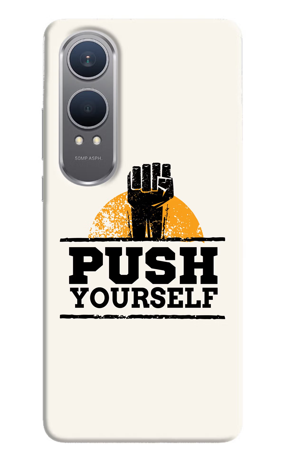 Push Yourself OnePlus Nord CE4 Lite Hard Case Back Cover by Casekaro