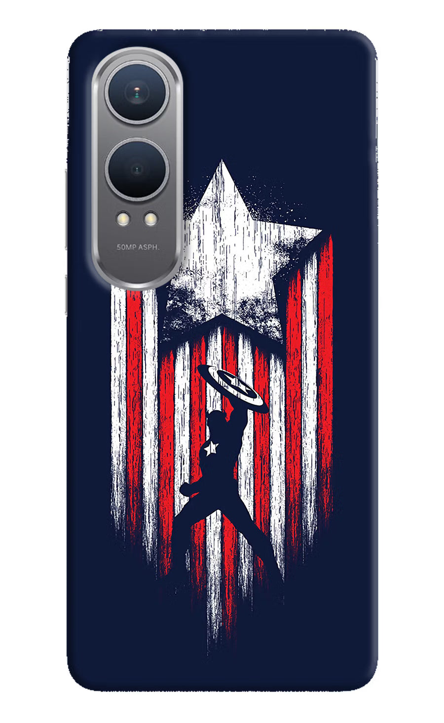 Captain America Marvel Art OnePlus Nord CE4 Lite Back Cover, Hard case