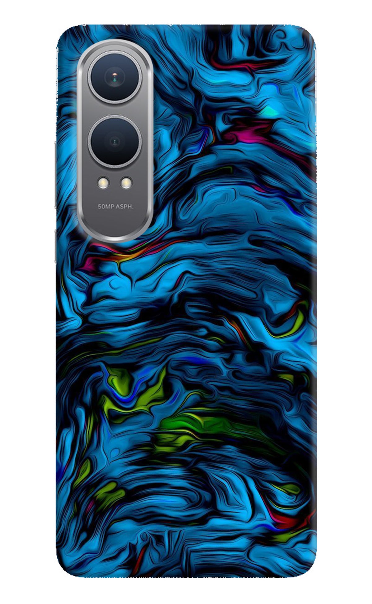 Dark Blue Abstract OnePlus Nord CE4 Lite Back Cover