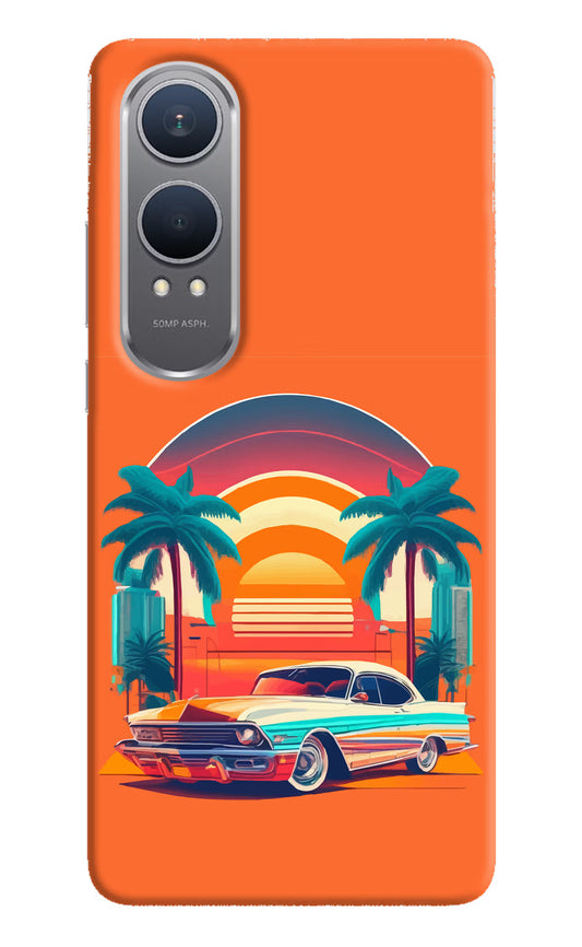 Palm Drive 80s OnePlus Nord CE4 Lite Hard Case Back Cover by Casekaro