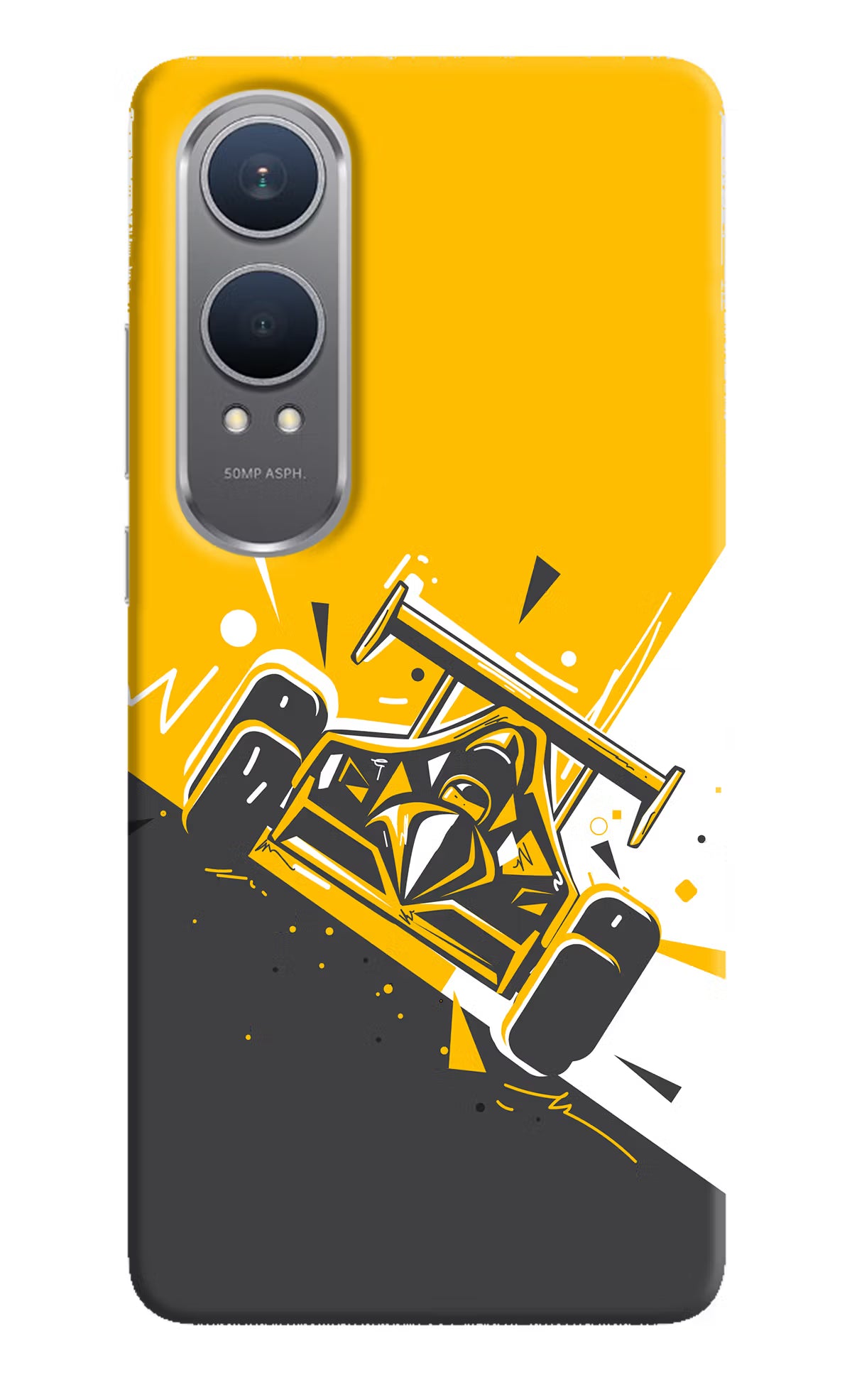 Track King OnePlus Nord CE4 Lite Hard Case Back Cover by Casekaro