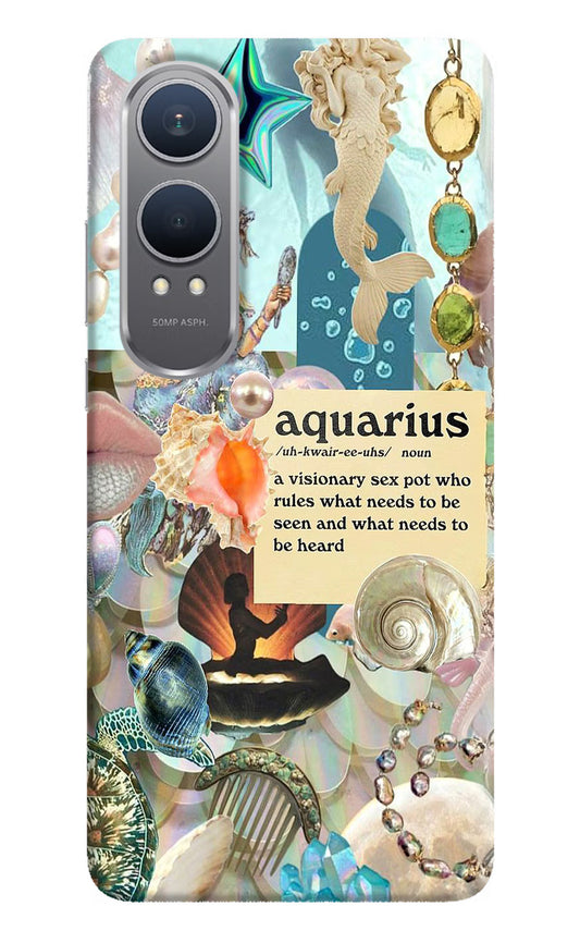Aquarius Zodiac OnePlus Nord CE4 Lite Hard Case Back Cover by Casekaro