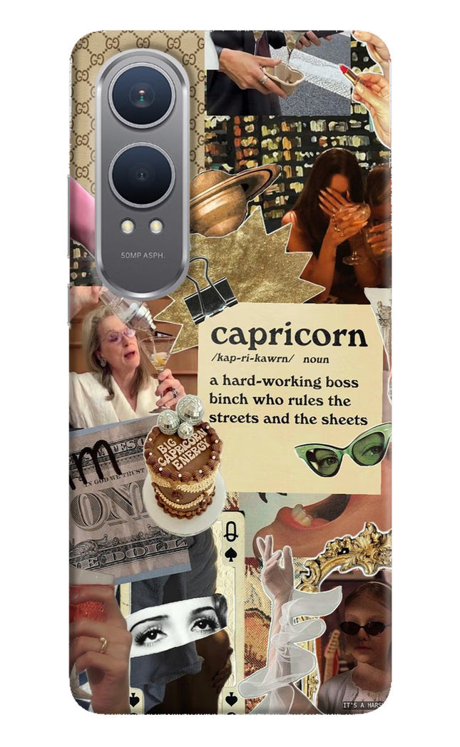 Capricorn Zodiac OnePlus Nord CE4 Lite Hard Case Back Cover by Casekaro