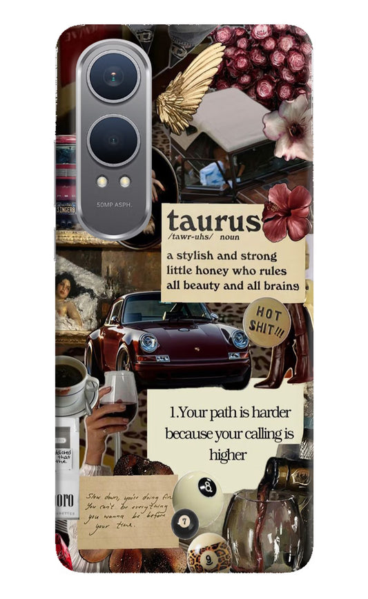 Taurus Zodiac OnePlus Nord CE4 Lite Hard Case Back Cover by Casekaro