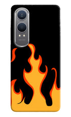 Fired Up – Black OnePlus Nord CE4 Lite Hard Case Back Cover by Casekaro