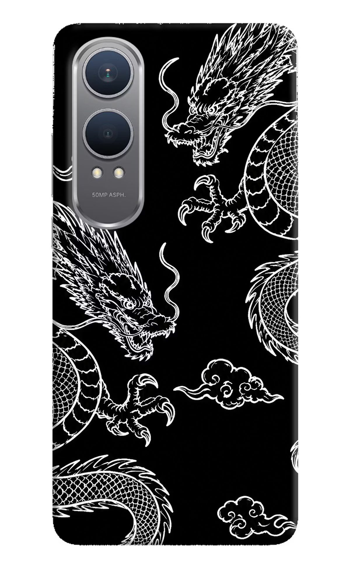 Twin Dragons OnePlus Nord CE4 Lite Hard Case Back Cover by Casekaro