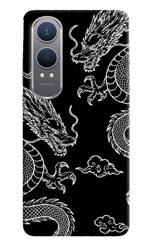 Twin Dragons OnePlus Nord CE4 Lite Hard Case Back Cover by Casekaro