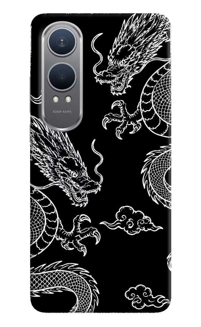 Twin Dragons OnePlus Nord CE4 Lite Hard Case Back Cover by Casekaro