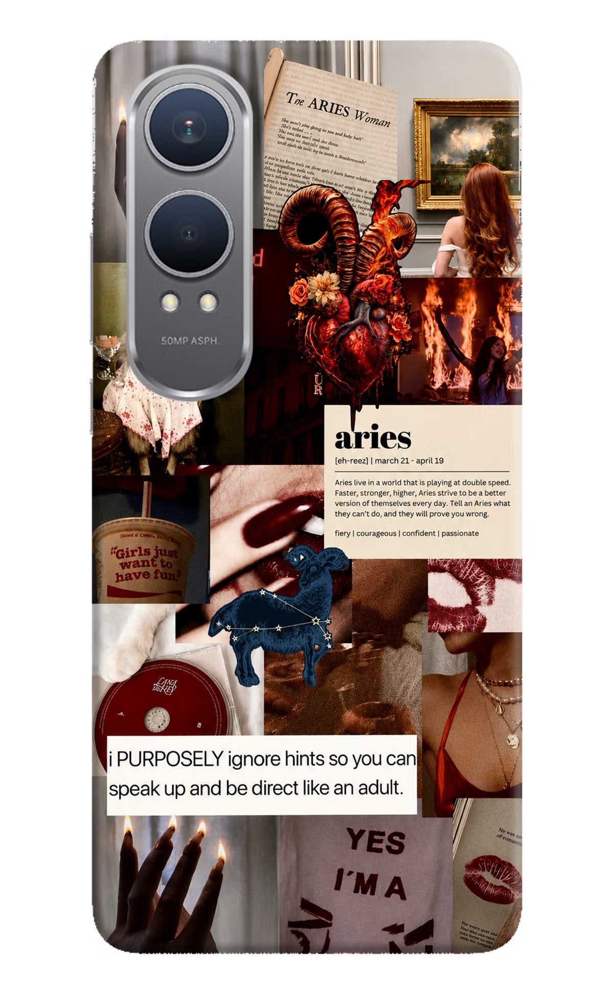 Zodiac Aries OnePlus Nord CE4 Lite Back Cover