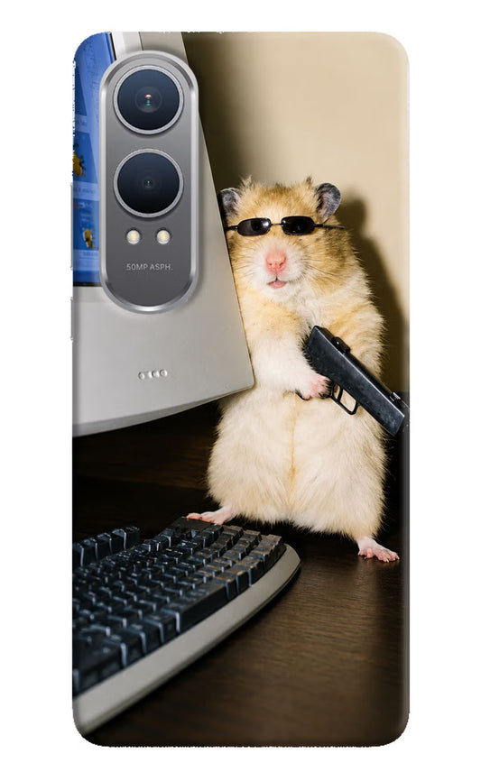 Hacker Hamster OnePlus Nord CE4 Lite Hard Case Back Cover by Casekaro